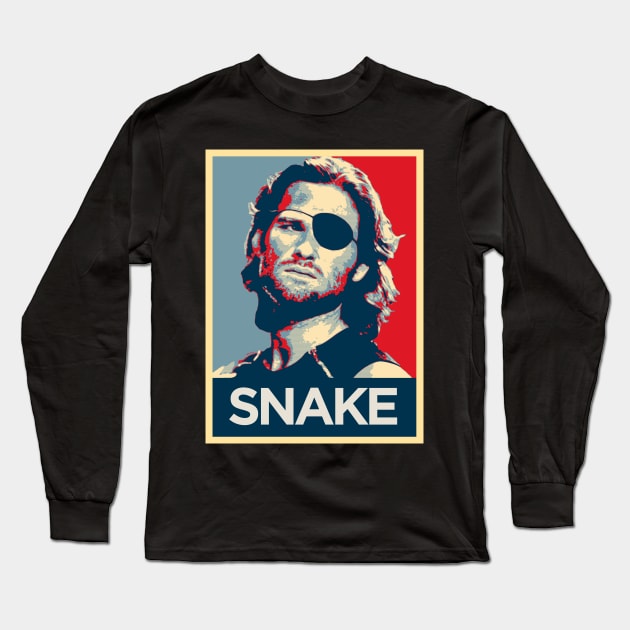 Snake Plissken Long Sleeve T-Shirt by GoldenGear